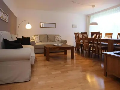 Ein Sitzbereich in der Unterkunft Ferienwohnung Zauberhexe in Braunlage