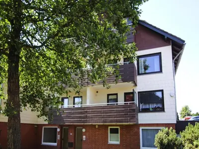 Das Gebäude in dem sich die Ferienwohnung befindet