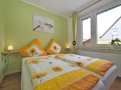 Ein Bett oder Betten in einem Zimmer der Unterkunft Entspannender Skiurlaub in Braunlage