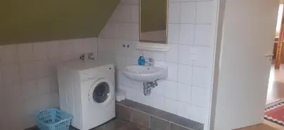 Ein Badezimmer in der Unterkunft Ferienwohnungen im Harz