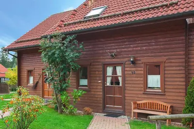 Ein Garten an der Unterkunft Ferienhaus in Hasselfelde