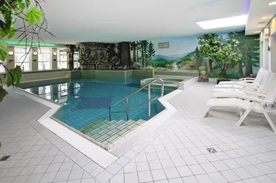 Der Swimmingpool an oder in der Nähe von Ferienhäuser im Tannenpark, Tanne