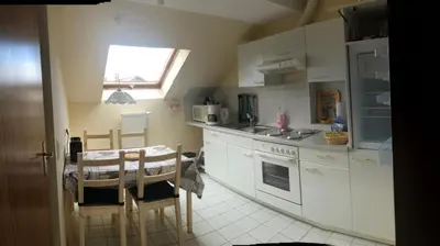 Küche/Küchenzeile in der Unterkunft Ferienwohnung Werner