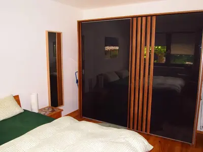 Ein Bett oder Betten in einem Zimmer der Unterkunft Ferienwohnung AltesSalzwerk