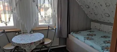 Ein Bett oder Betten in einem Zimmer der Unterkunft Ferienwohnung Wicke