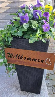 Grundriss der Unterkunft Ferienwohnungen Haus am Karpfenteich