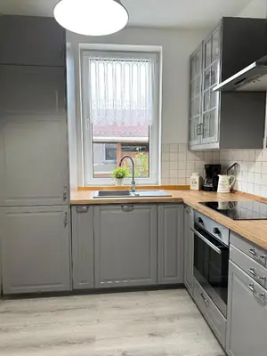 Küche/Küchenzeile in der Unterkunft Ferienwohnung Harz Hexe Wernigerode