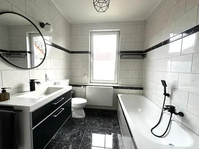 Ein Badezimmer in der Unterkunft Ferienwohnung Harz Hexe Wernigerode