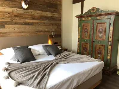 Ein Bett oder Betten in einem Zimmer der Unterkunft Ferienwohnung HarzReise
