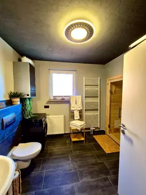 Ein Badezimmer in der Unterkunft Ferienwohnung HarzReise