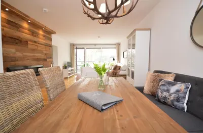 Ein Sitzbereich in der Unterkunft Harz-Liebe Penthouse