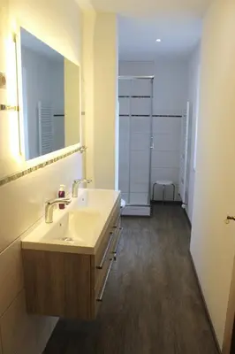 Ein Badezimmer in der Unterkunft Ferienwohnung Maja