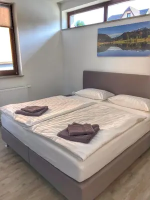 Ein Bett oder Betten in einem Zimmer der Unterkunft Freizeitcenter Bad Sachsa