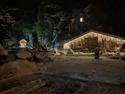 Pension Böttger im Winter