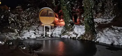 Pension Böttger im Winter