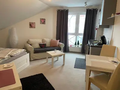 Ein Sitzbereich in der Unterkunft Apartment Gosch an der Skiwiese