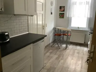 Küche/Küchenzeile in der Unterkunft Ferienhaus Schuster