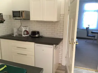 Küche/Küchenzeile in der Unterkunft Ferienhaus Schuster