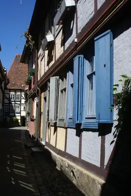 Das Gebäude in dem sich die Ferienwohnung befindet