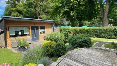 Ein Garten an der Unterkunft Das Ferienhaus am Tiergarten