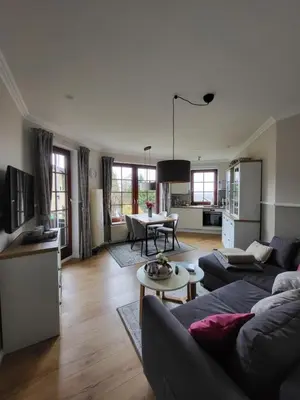 Ein Sitzbereich in der Unterkunft Appartement ZweiteHeimat