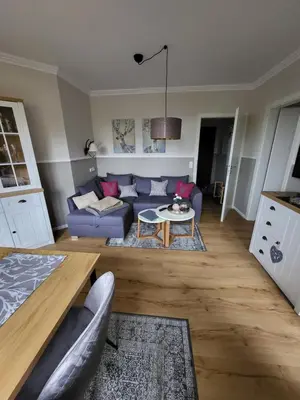 Ein Sitzbereich in der Unterkunft Appartement ZweiteHeimat