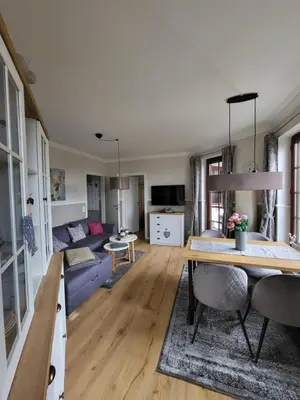Ein Sitzbereich in der Unterkunft Appartement ZweiteHeimat