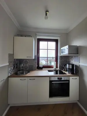 Küche/Küchenzeile in der Unterkunft Appartement ZweiteHeimat