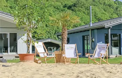 Ein Garten an der Unterkunft Ferienhausdorf Thale