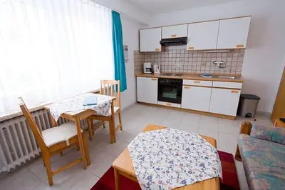 Küche/Küchenzeile in der Unterkunft Haus Panorama