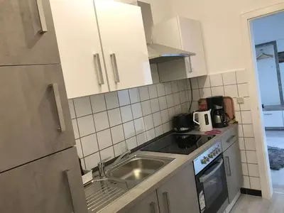 Küche/Küchenzeile in der Unterkunft FeWo Altstadt - Mitten im Herz Goslar