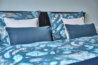 Ein Bett oder Betten in einem Zimmer der Unterkunft Bagger's Ferienhaus