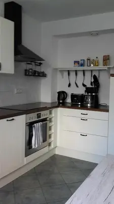 Küche/Küchenzeile in der Unterkunft Ferienhaus Mina im Harz