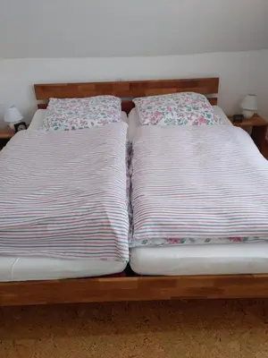 Ein Bett oder Betten in einem Zimmer der Unterkunft Haus an der Radau