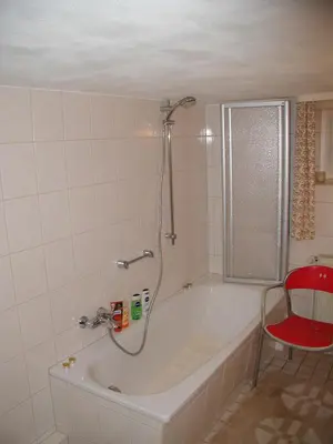 Ein Badezimmer in der Unterkunft Haus an der Radau
