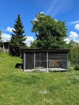 Ein Garten an der Unterkunft Ferienhaus 