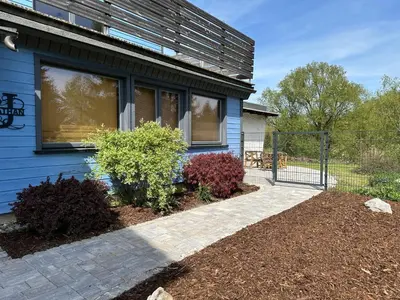 Ein Garten an der Unterkunft Ferienhaus 