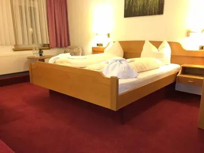Ein Bett oder Betten in einem Zimmer der Unterkunft Hotel & Restaurant Druidenstein