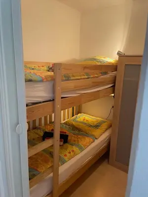 Ein Bett oder Betten in einem Zimmer der Unterkunft Ferienwohnung Relax 1