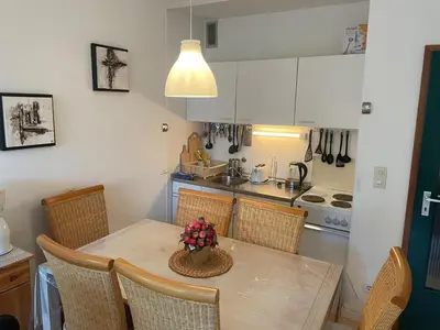 Küche/Küchenzeile in der Unterkunft Ferienwohnung Relax 1