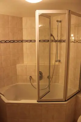 Ein Badezimmer in der Unterkunft Puppenstübchen