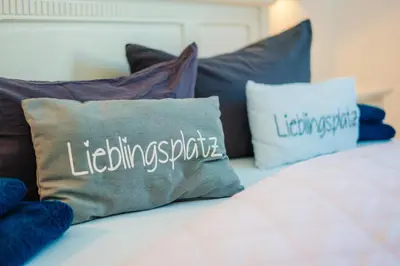 Ein Bett oder Betten in einem Zimmer der Unterkunft Schwalbennest St. Andreasberg