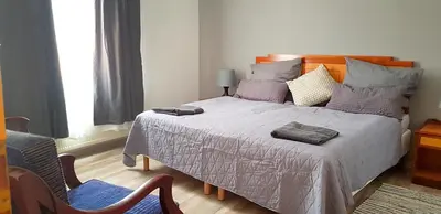 Ein Bett oder Betten in einem Zimmer der Unterkunft Art Apartment - Harz