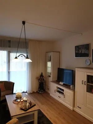 TV/Unterhaltungsangebot in der Unterkunft Ferienwohnung Reese- Horstmann mit Hallenbad und Sauna, WLAN 