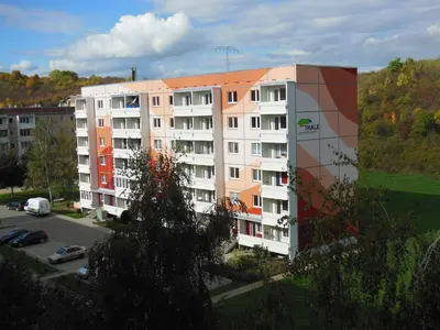 Das Gebäude in dem sich die Ferienwohnung befindet