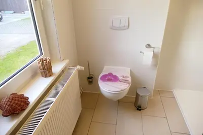 Ein Badezimmer in der Unterkunft Spatzennest