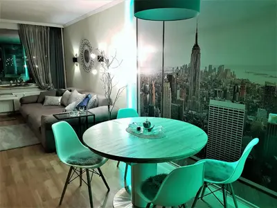 Ein Sitzbereich in der Unterkunft Großdorf Appartement En Vogue im Hahnenklee, Harz