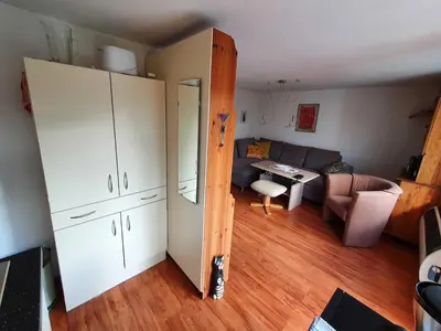 Ein Sitzbereich in der Unterkunft Ferienhaus 