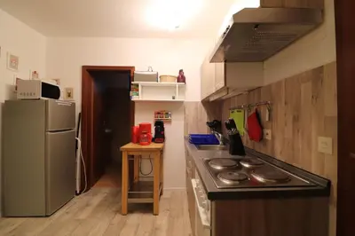 Küche/Küchenzeile in der Unterkunft Ferienwohnung Nana