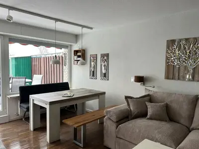 Ein Sitzbereich in der Unterkunft App 624 Panoramic Hohegeiß Terrassenhaus